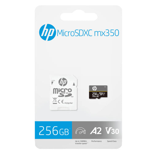 HP A2 U3 High Speed MicroSD Card 256GB