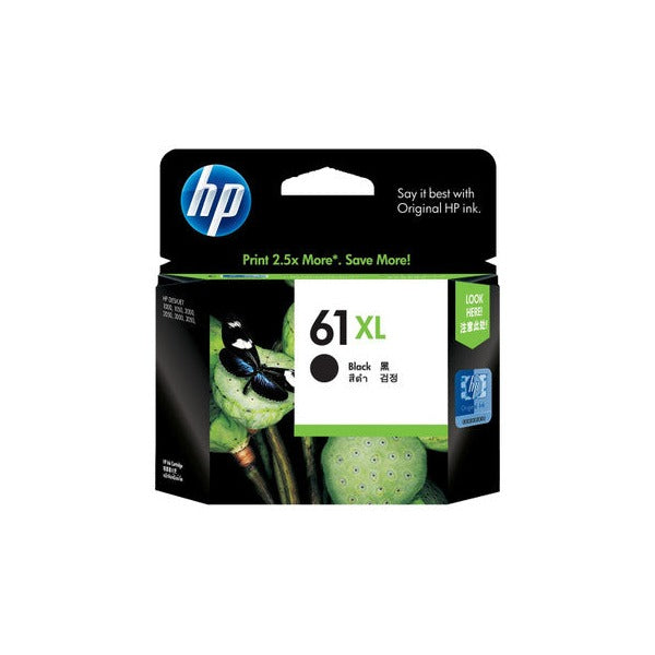 HP 61XL High Yield Ink Cartridge Black 480 Pages