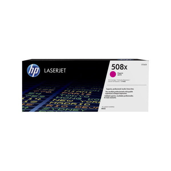 HP 508X High Yield Original LaserJet Toner Cartridge Magenta 9500 Pages