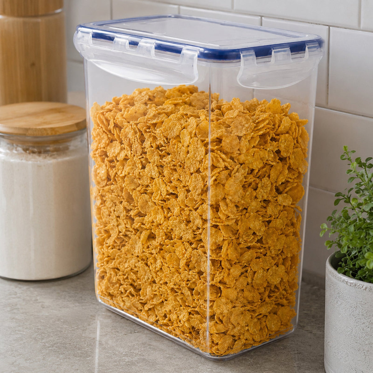Italplast Air Lock Food Container 4400ml Clear