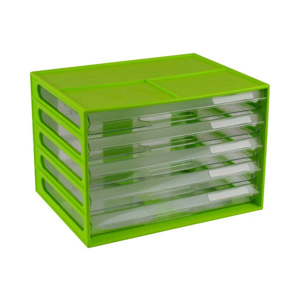 Italplast Fruit Document Cabinet A4 Landscape Lime
