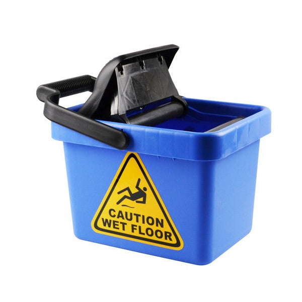 Italplast Heavy Duty Mop Bucket 9 Litre Blue