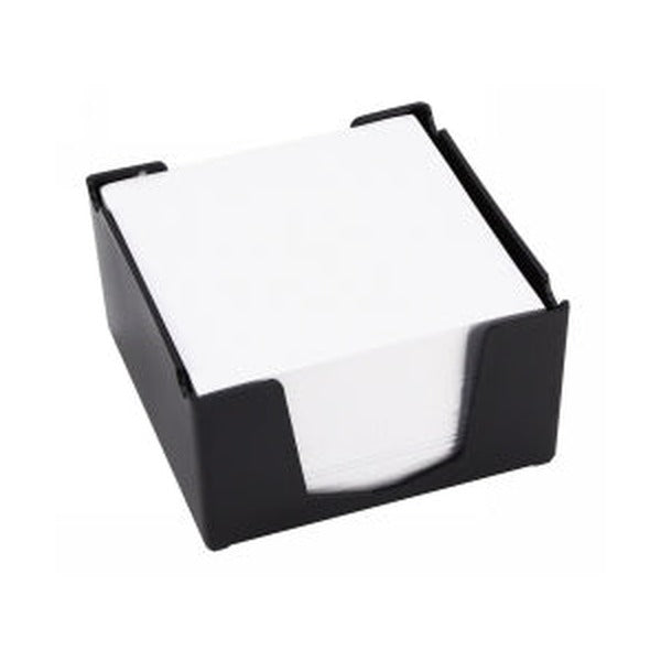 Italplast Memo Cube Holder with Paper Black