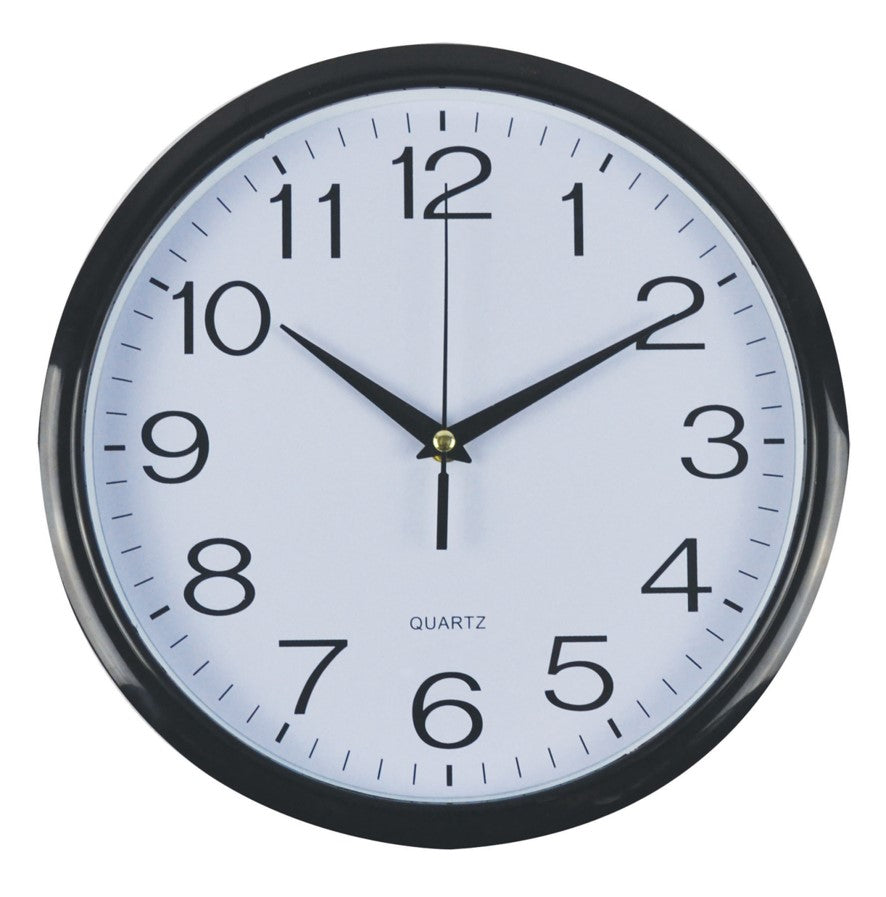 Italplast Wall Clock 43cm Black