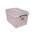 Italplast Storage Box with Lid 48 Litre Clear