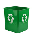 Italplast Tidy Bin Recycling Materials Only 15 Litre Green