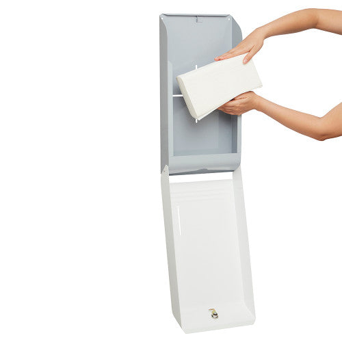 Kimberly Clark Compact Hand Towel Dispenser White Grey