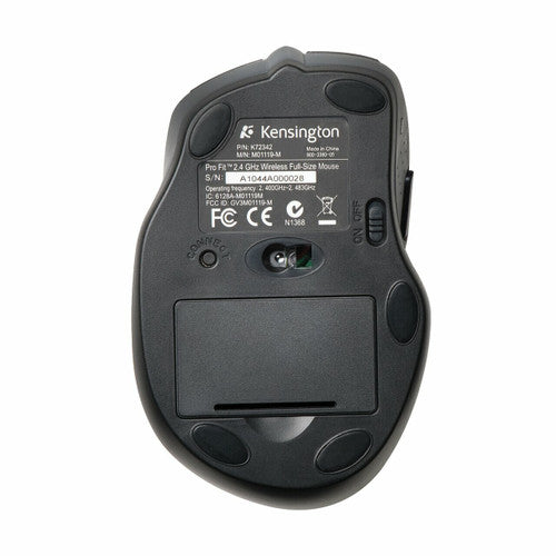 Kensington Pro Fit Full-Size Wireless Mouse Black
