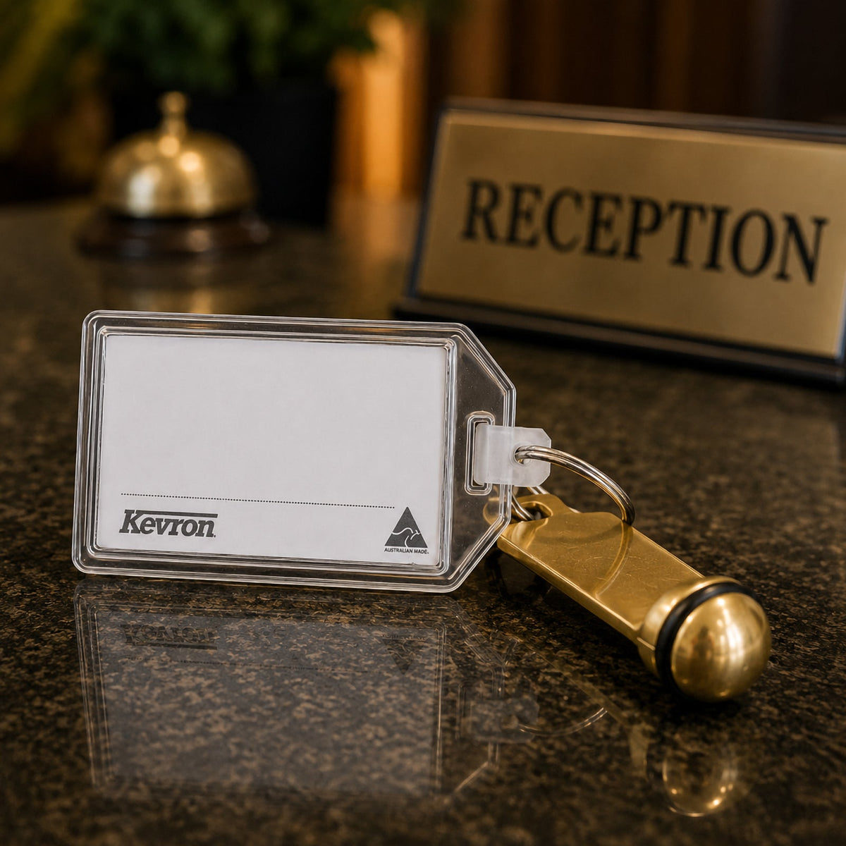 Kevron ID34 Executive Hotel Key Tags Clear Bag 25