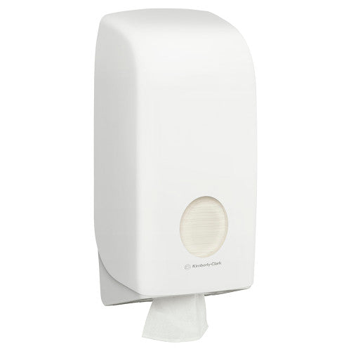 Kimberly Clark Aquarius Single Sheet Toilet Tissue Dispenser White