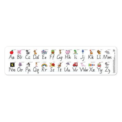 Learning Can Be Fun Alphabet Desk Strips Modern Cursive Script Hangsell