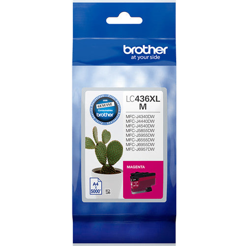Brother LC436XLM High Yield Ink Cartridge 5000 Pages Magenta