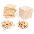 Learning Can Be Fun Wooden Base Ten Set of 121
