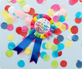 Learning Can Be Fun Giggle and Grow Birthday Badge Rainbow