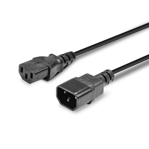 Lindy 1.5m Power Cable 10A IEC C14 Plug to C13 Socket