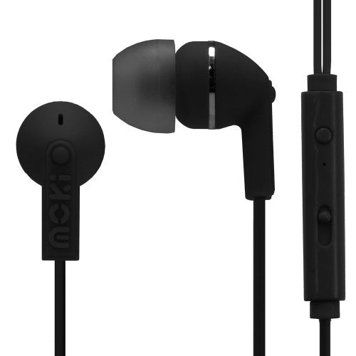Moki Noise Isolation Earphones Black