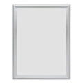 Manhattan Wall Mounted Premium Snap Frame Silver A1