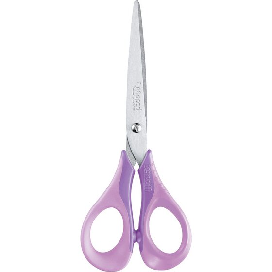 Maped Sensoft 16cm Scissors Pastel Colour Pack of 12