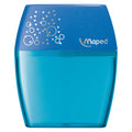 Maped Shaker 2-Hole Sharpener Blue Pink Turquoise Hangsell
