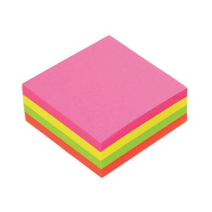 Marbig Brilliant Cube Notes 75 x 75mm Assorted