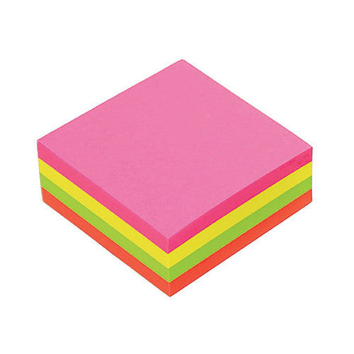 Marbig Brilliant Notes Repositionable 75x75mm Assorted BTS Single