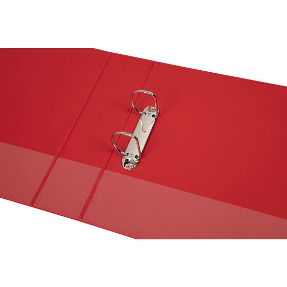 Marbig Clearview Insert Binder 50mm 2D A4 Red Pack of 12