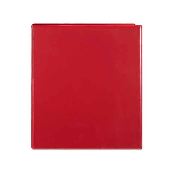 Marbig Clearview Insert Binder 50mm 4D A4 Red Pack of 12