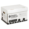Marbig Enviro Standard Archive Box with Attached Lid White Carton of 10