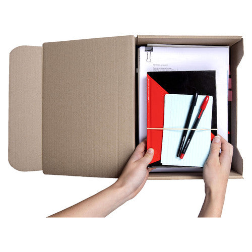 Marbig Enviro Transfer Box A4 Brown Carton of 25