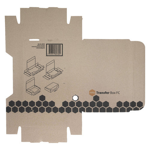Marbig Enviro Transfer Box Foolscap Brown Carton of 25