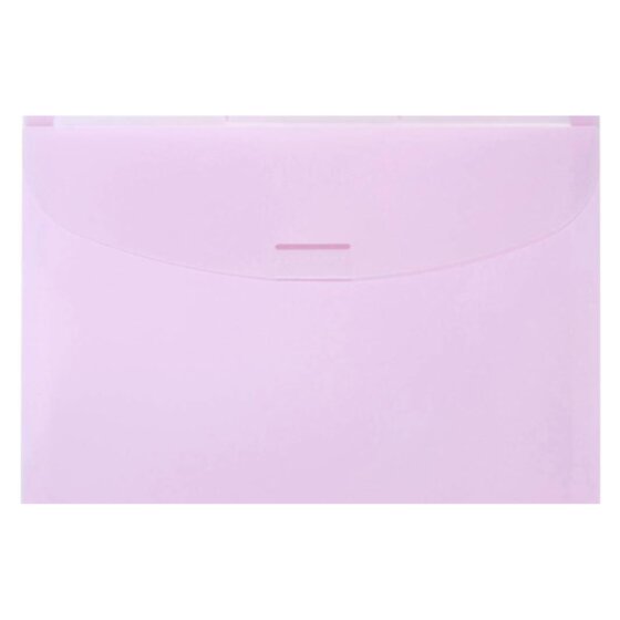 Marbig Expanding Wallet with 3 Tabs Pastel Assorted Pack of 8