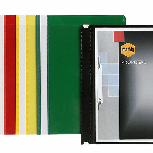 Marbig Flat File A4 Deluxe Black
