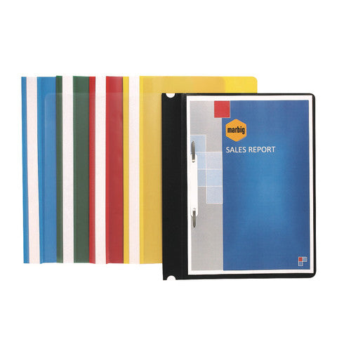 Marbig Flat File A4 Economy Blue Box of 50