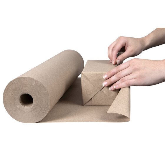 Marbig Enviro Kraft Paper Dispenser Box with Roll Brown