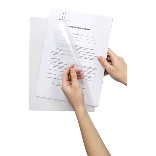 Marbig Letter File A4 Clear Box of 100