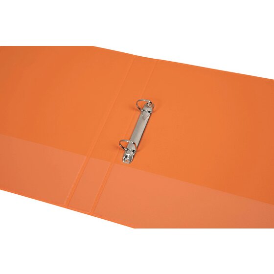 Marbig Clearview Insert Binder 25mm 2D A4 Orange Pack of 20