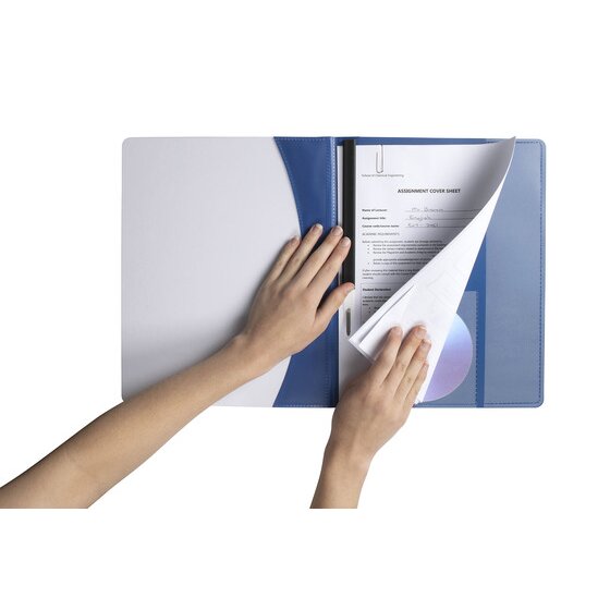 Marbig Flat File A4 Premier Blue