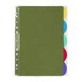 Marbig Professional Indices and Dividers 5 Tab PP A4 Multi Colour