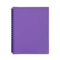 Marbig Refillable Display Book 20 Pocket A4 Purple