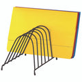 Marbig Step File Wire Organiser Angled Black