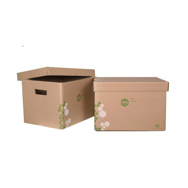 Marbig Sto-Aways Archive Box Kraft Pack of 2