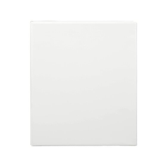 Marbig Clearview Insert Binder 25mm 2D A4 White Pack of 20