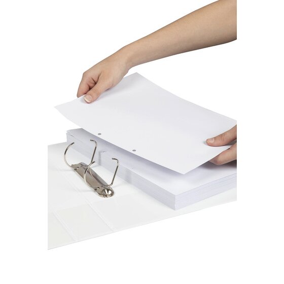 Marbig Clearview Insert Binder 38mm 2D A4 White