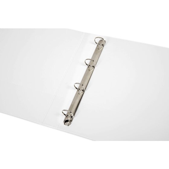 Marbig Clearview Insert Binder 25mm 4D A4 White