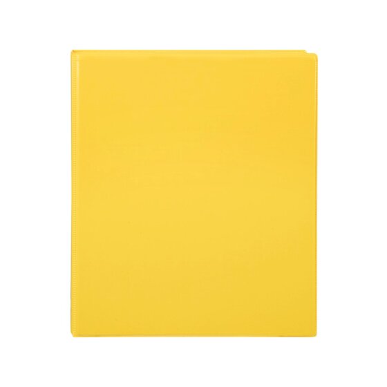 Marbig Clearview Insert Binder 25mm 2D A4 Yellow Pack of 20