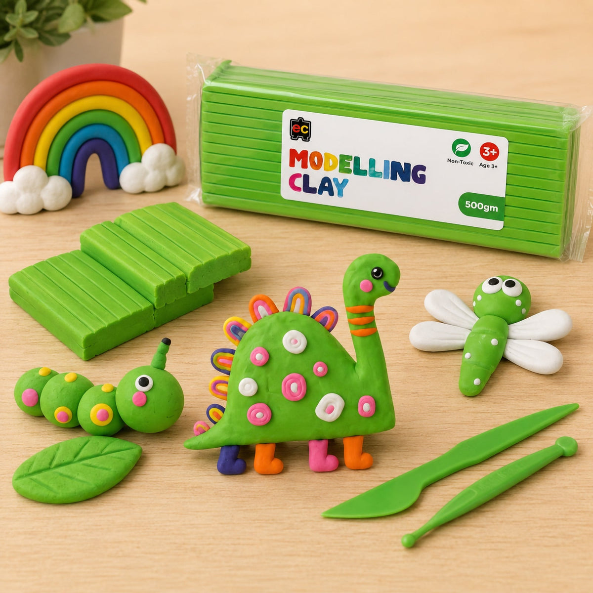 Modelling Clay 500g Green