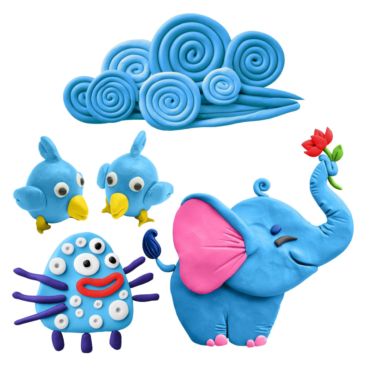 Modelling Clay 500g Light Blue
