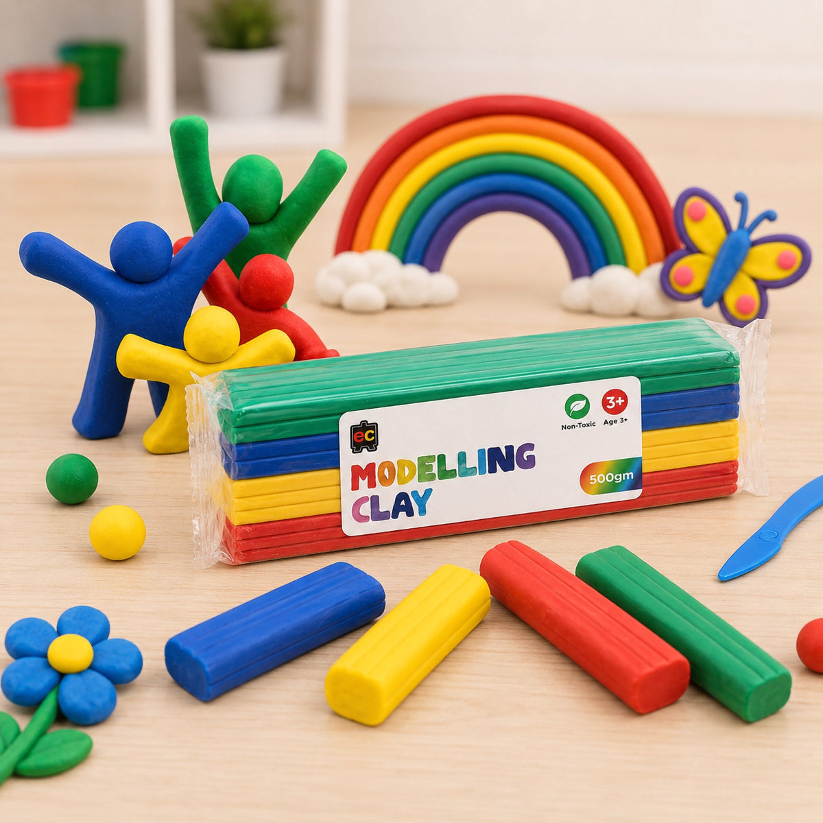 Modelling Clay 500g Multicolour