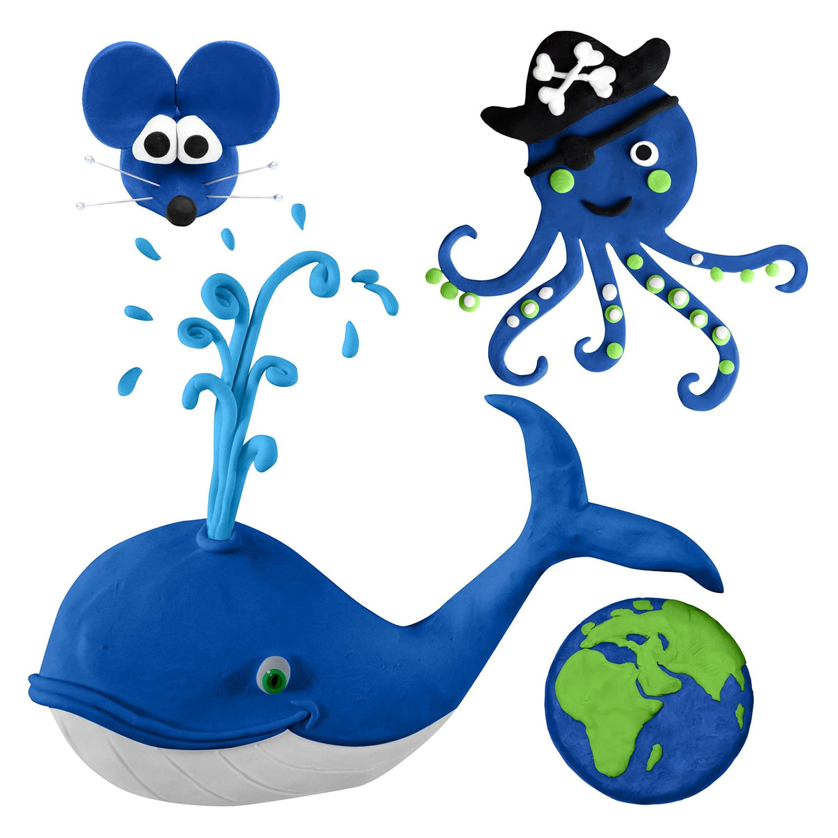 Modelling Clay 500g Dark Blue