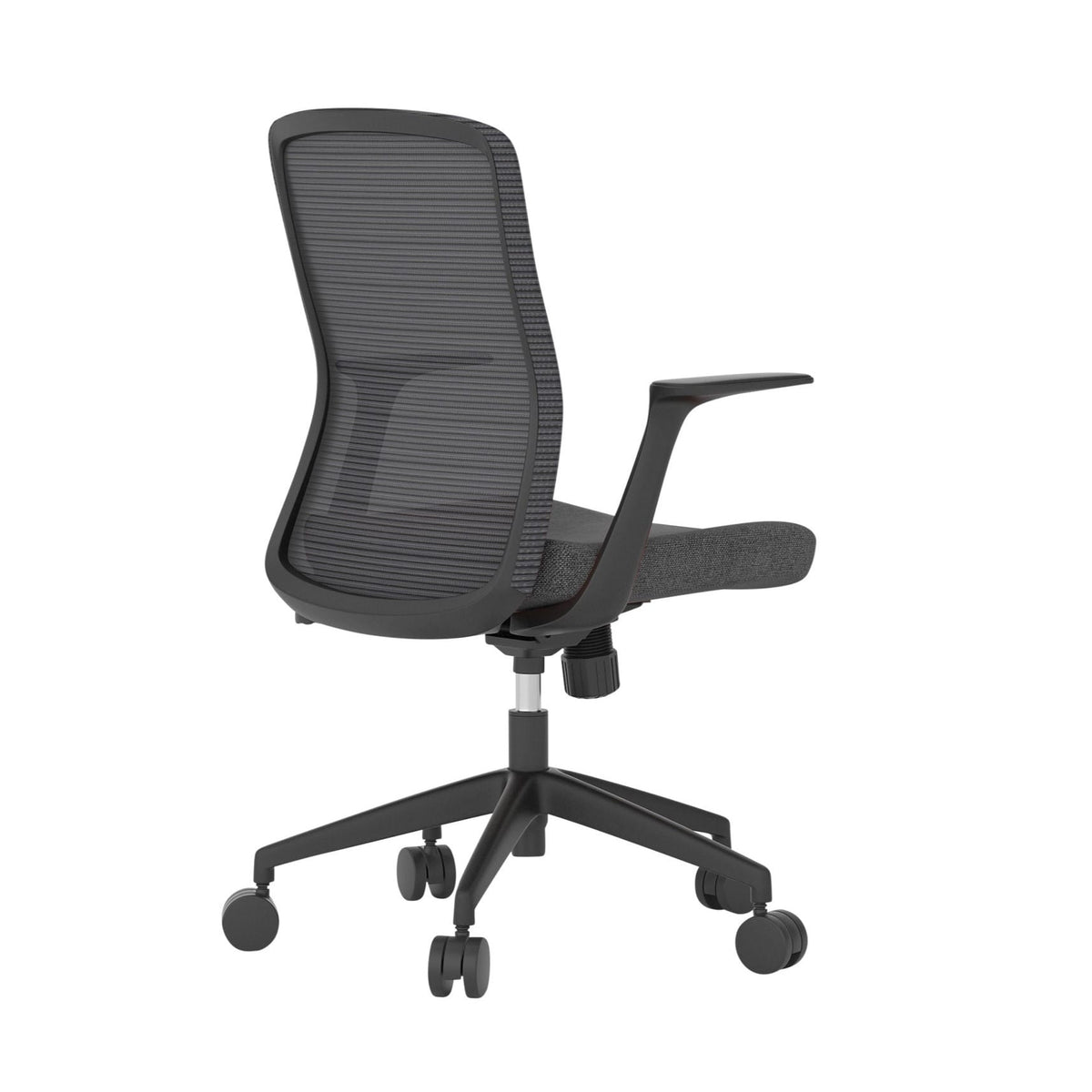 Mondo Fleet Chair Mesh Back with Arms Black